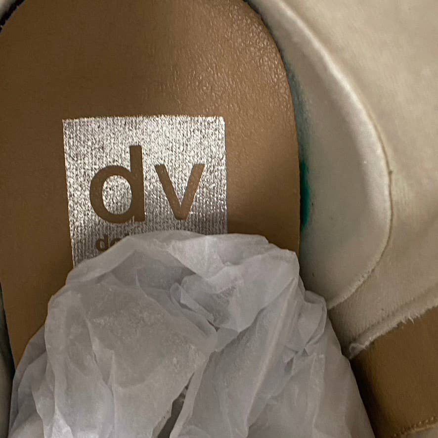 DV By Dolce Vita Women's Ivory Marigold Side-Zip Stacked-Heel Platform Boots SZ9