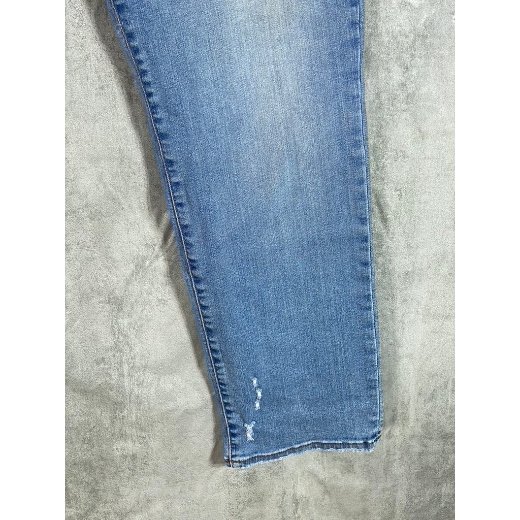 KUT FROM THE KLOTH Women's Light Wash Catherine High-Rise Boyfriend Jeans SZ 14