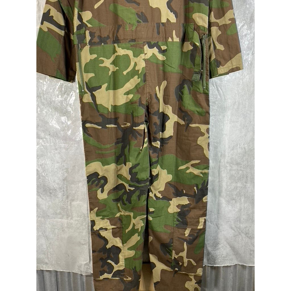 ROTHCO Men's Woodland Camo One-Piece Pull-On Flightsuit SZ S