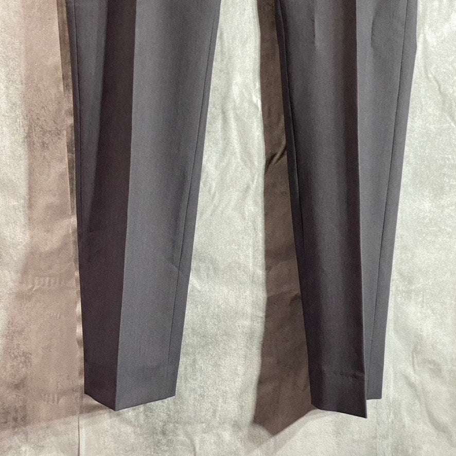 THE SAVILE ROW COMPANY Men's Gray Brixton Flat Front Suit Pants SZ 36