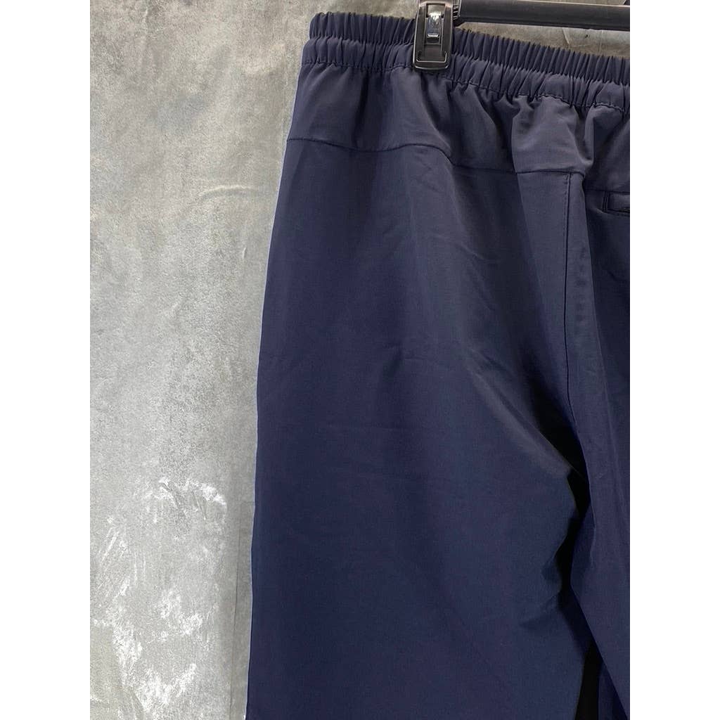 BANANA REPUBLIC Men's Navy Slim-Tapered Fit Drawstring Waist Pants SZ 34X30