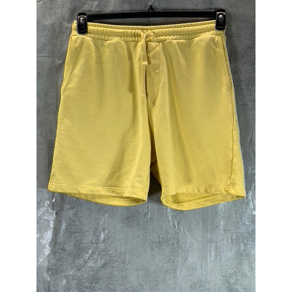 NANUSHKA Men's Yellow Drawstring Pull-On Sweat Shorts SZ S