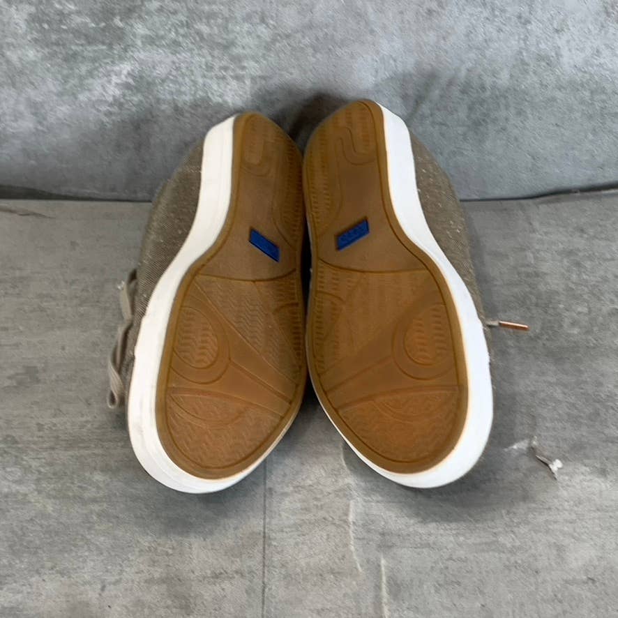 KEDS Women's Tan Center II Marled Memory Foam Lace-Up Sneakers SZ 7