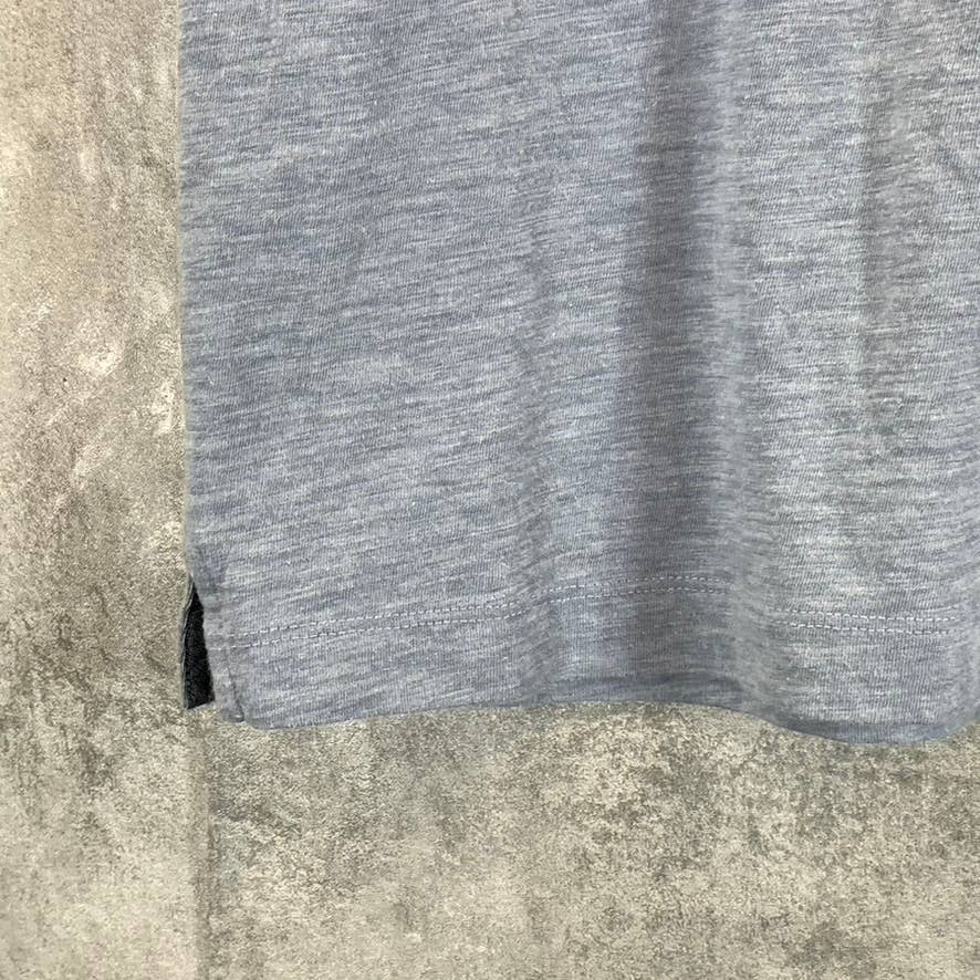 BANANA REPUBLIC Vintage Men's Light Blue Short-Sleeve Polo Shirt SZ L