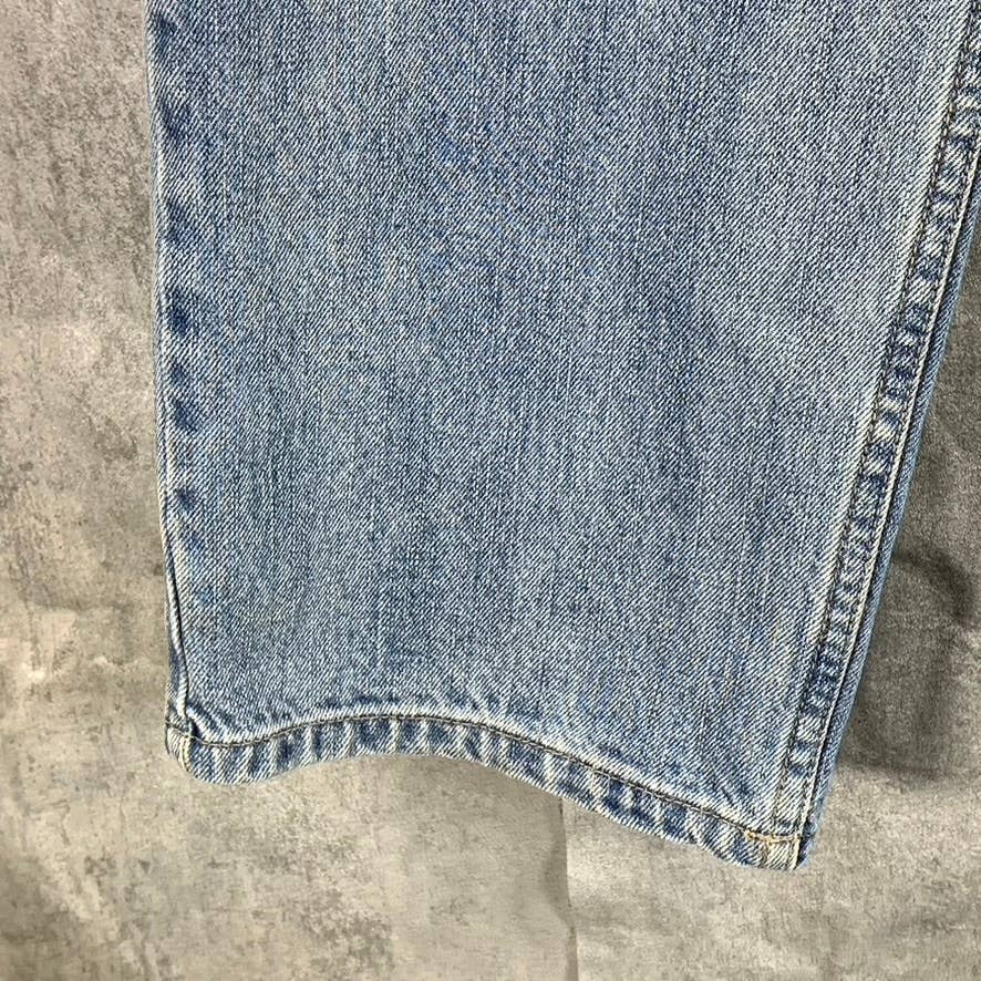 LANDS' END Men's Stone Wash Traditional-Fit Non-Stretch Jeans SZ 36