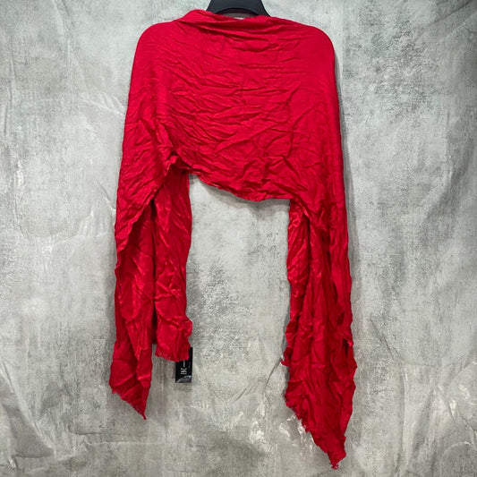 INC INTERNATIONAL CONCEPTS Red Wrap & Scarf OS