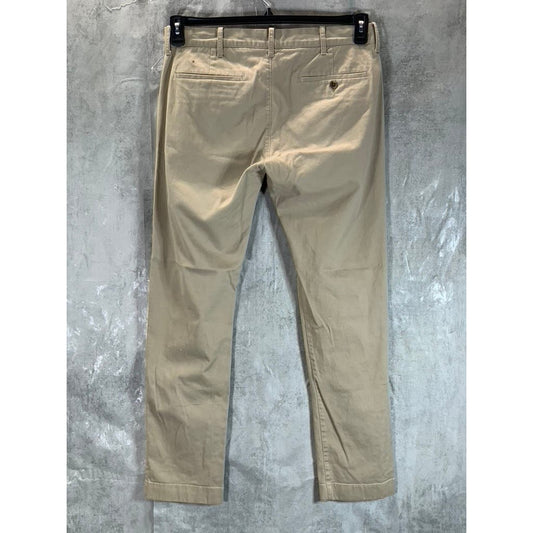 J.CREW Mercantile Men's Tan Slim-Fit Flex Chino Pants SZ 32X32