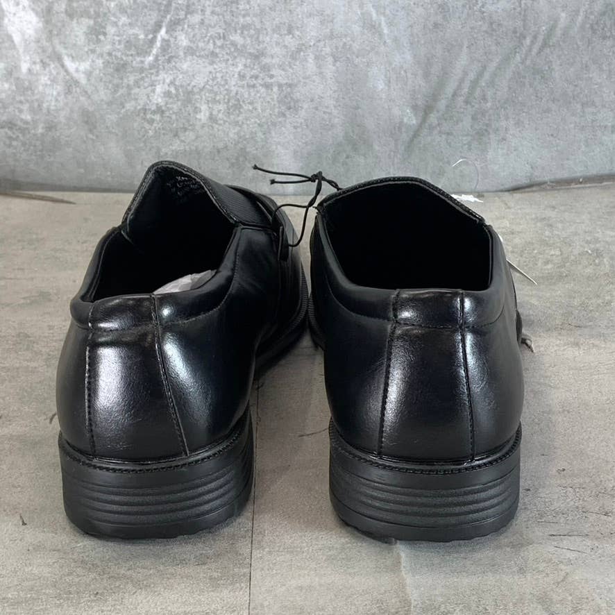 XRAY FOOTWEAR Men's Black Faux-Leather Magno Slip-On Bit Loafers SZ 10