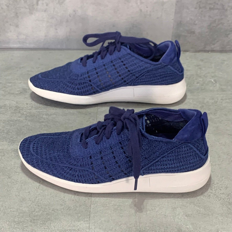 VIA SPIGA Marlin Blue Macra Woven Lace-Up Round-Toe Lightweight Sneakers SZ 5