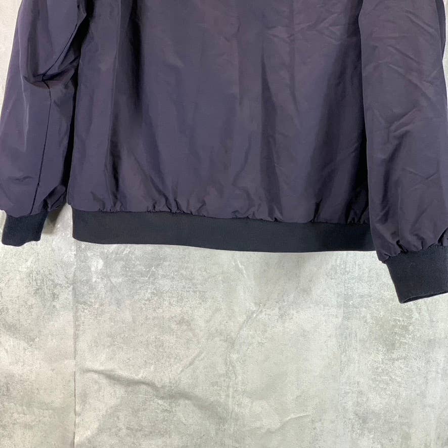 LAND'S END Women's Navy Classic Squall Water-Resistant Full-Zip Jacket SZ M