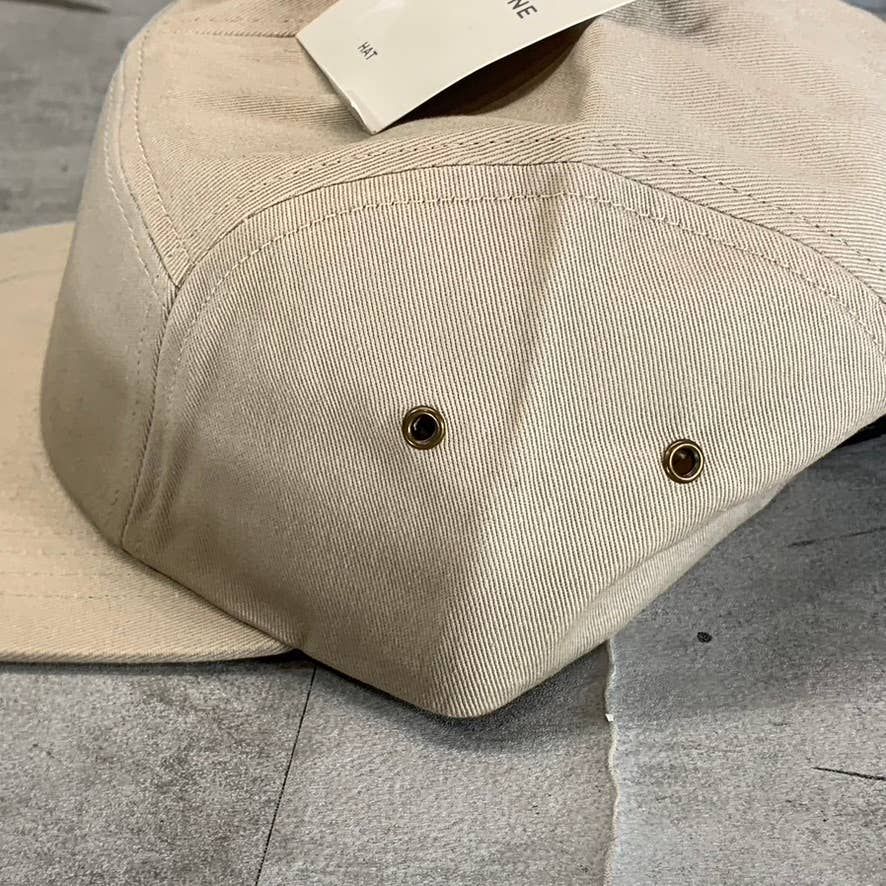 SUN+STONE Men's Brown Cord Solid Panel Adjustable Baseball Cap SZ OS