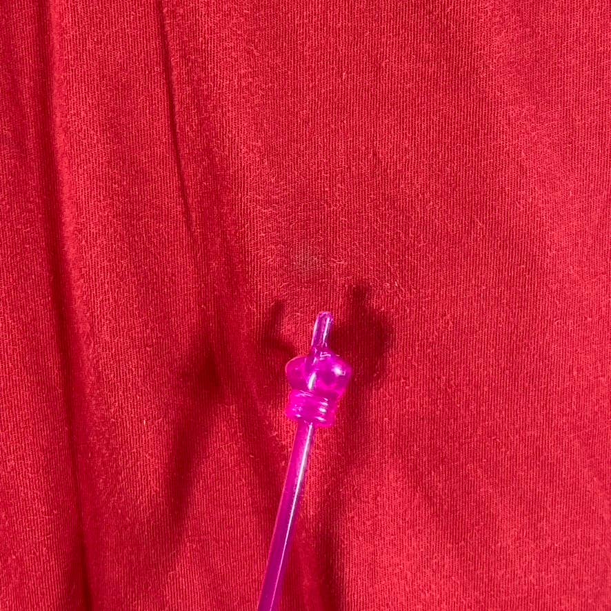 EDDIE BAUER Men's Red Cotton Short-Sleeve Crewneck T-Shirt SZ L