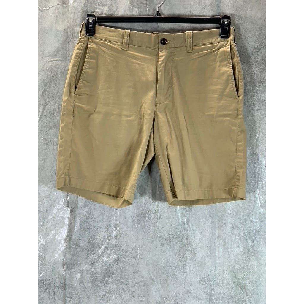 J.CREW Men's Khaki Regular-Fit 9" Stretch Chino Shorts SZ 32