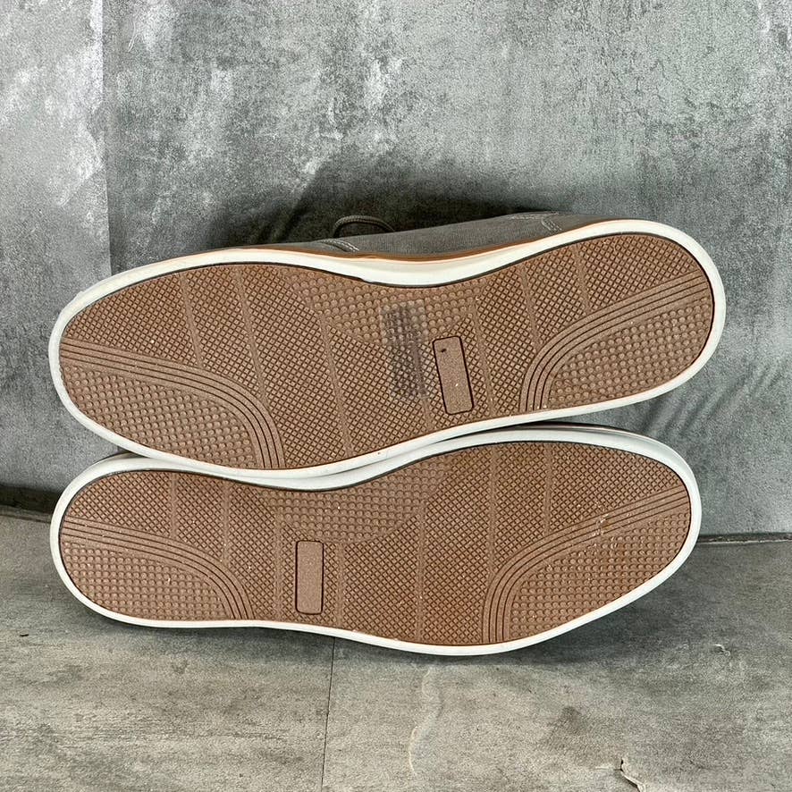 RESERVED FOOTWEAR NEW YORK Men's Light Grey Atomix Low-Top Sneakers SZ 13