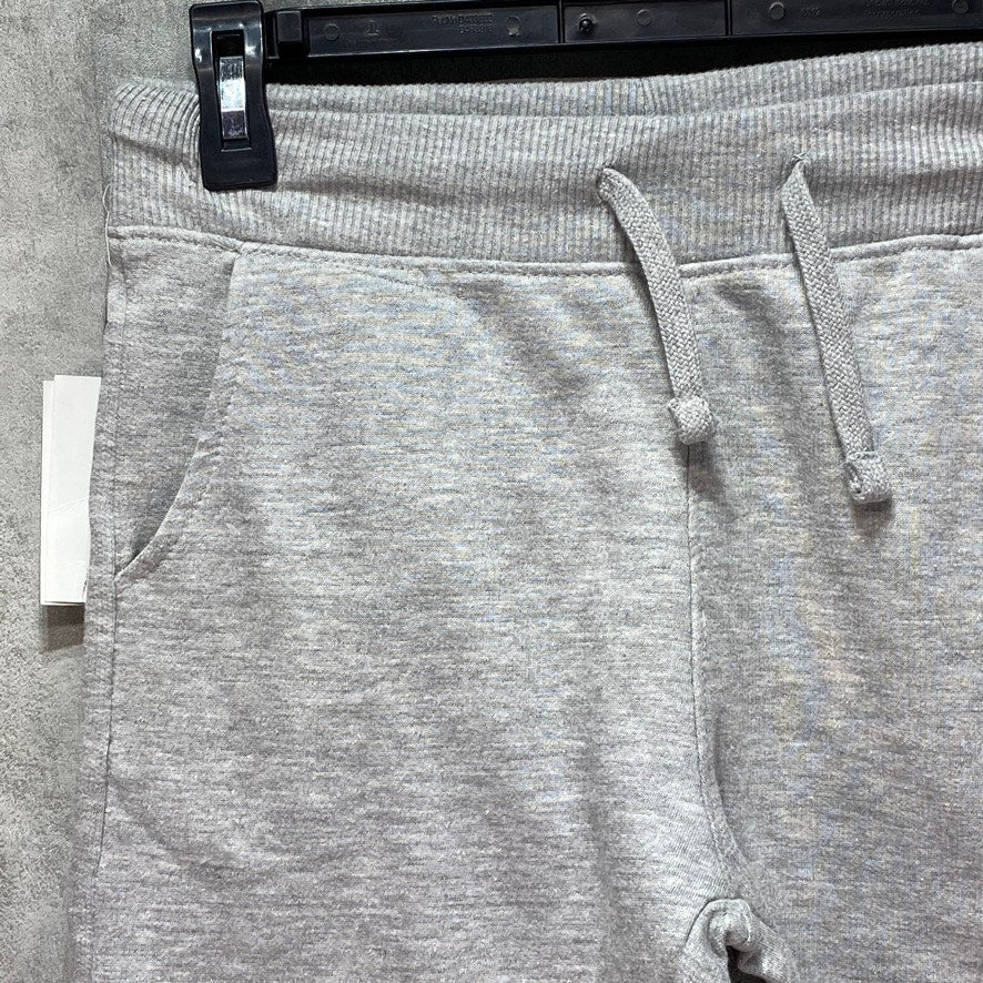 LEE Men's Grey & Black 2 Pack Drawstring Pull-On Fleece Lounge Shorts SZ L