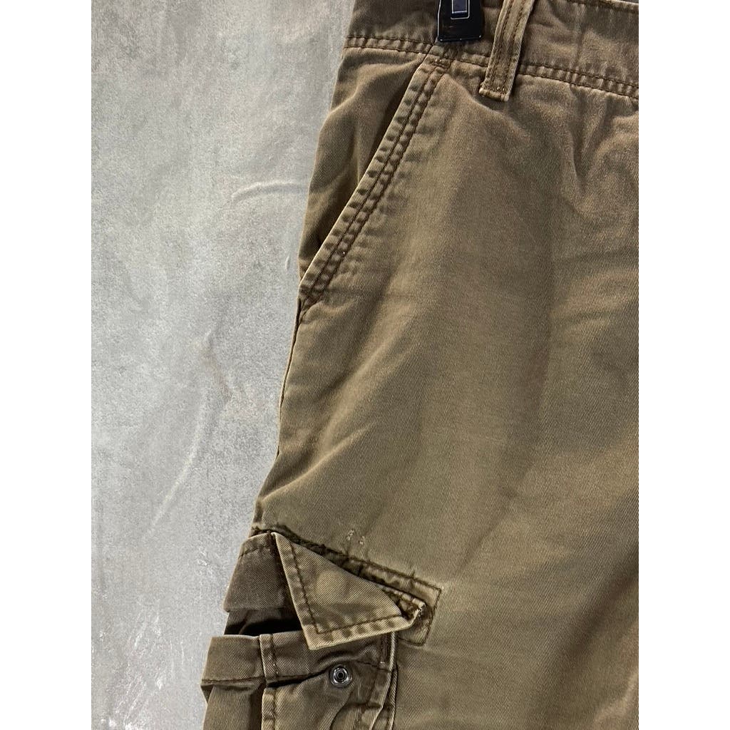 LEVI'S The Original Jeans Men's Brown Red Label Cargo Shorts SZ 34