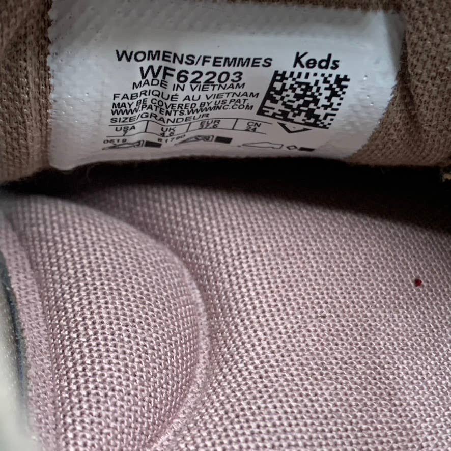 KEDS Women's Tan Center II Marled Memory Foam Lace-Up Sneakers SZ 7