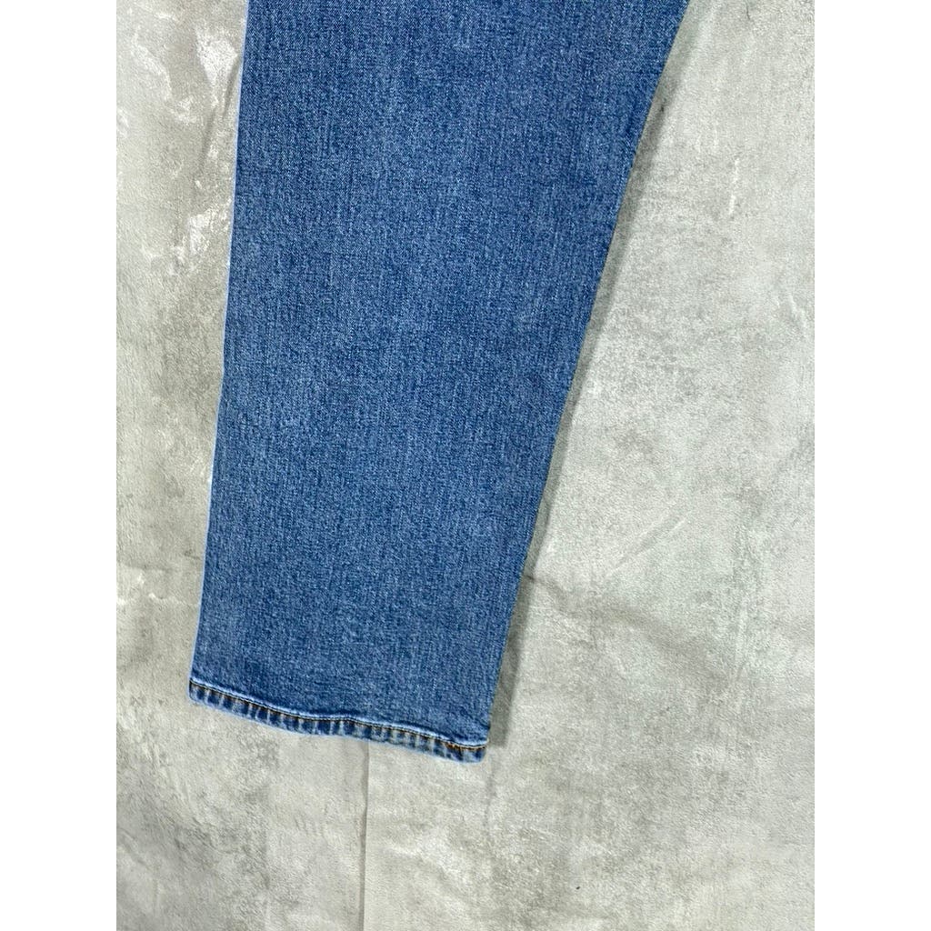 LEVI'S Men's Medium Wash 505 Regular-Fit Straight-Leg Denim Jeans SZ 36X29