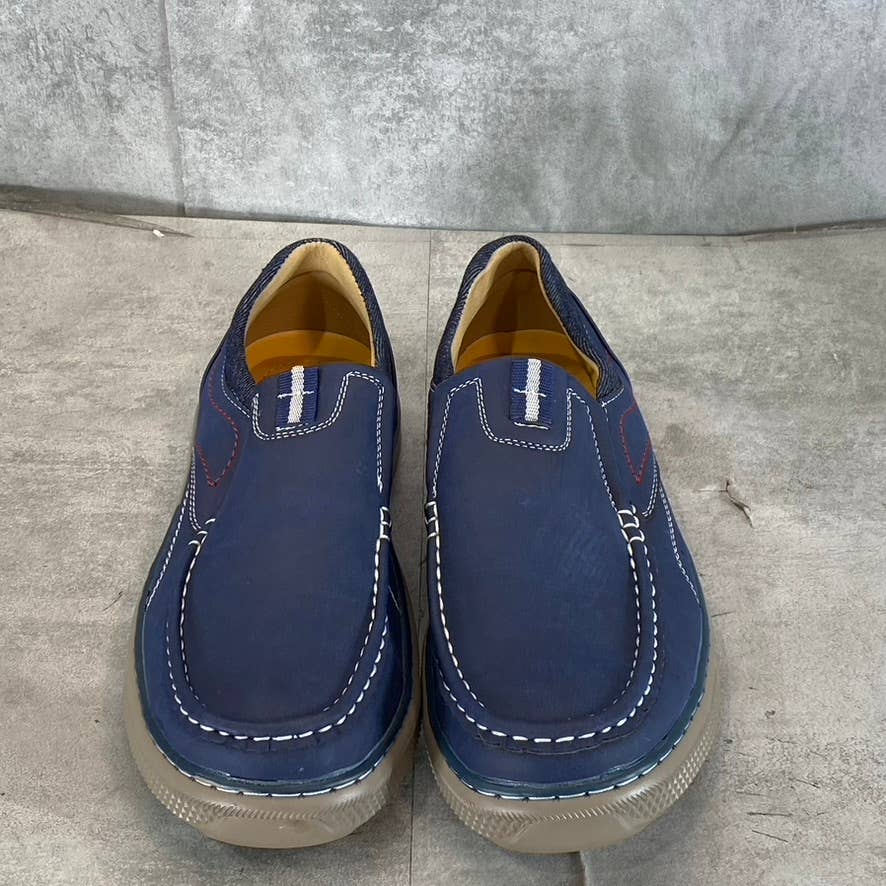 XRAY FOOTWEAR Men's Navy Faux-Leather Duane Slip-On Loafers SZ 8.5