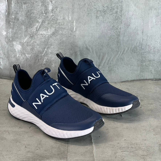 NAUTICA Men's Navy Zento Breathable Mesh Slip-On Sneaker SZ 7.5