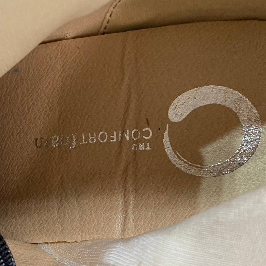 JOURNEE COLLECTION Women's Black Faux-Leather Wilo Pointed-Toe Boots SZ 7.5