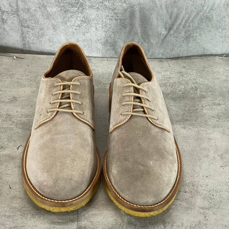 RESERVED FOOTWEAR NEW YORK Men's Taupe Octavious Lace-Up Oxford Shoes SZ 8.5