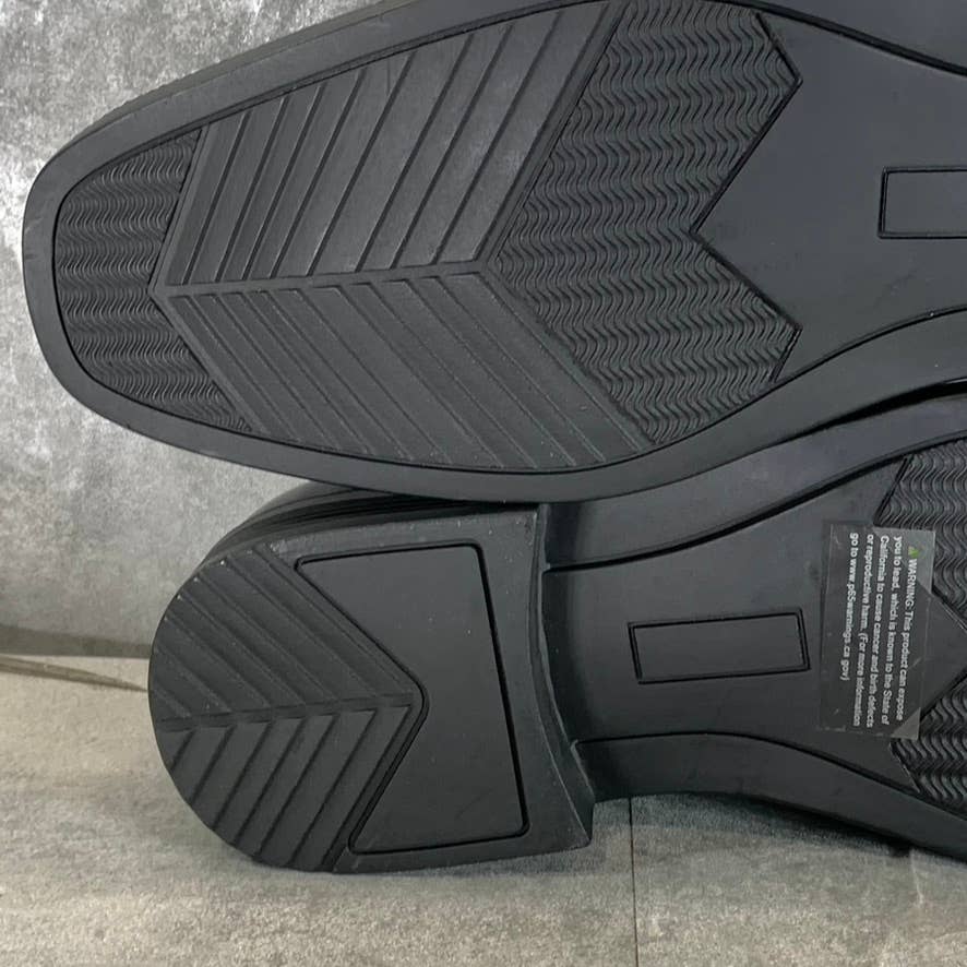 XRAY FOOTWEAR Men's Black Faux-Leather Magno Slip-On Bit Loafers SZ 10