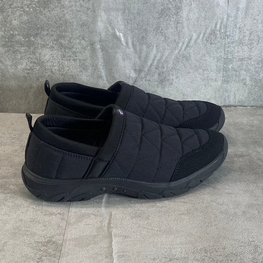 EASY SPIRIT Women's Black Tiffin Slip-On Water-Resistance Walking Shoes SZ 7.5