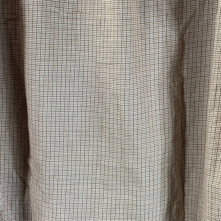 RALPH LAUREN Men's Tan Gingham Blake Classic-Fit Long-Sleeve Button-Up Shirt SZM