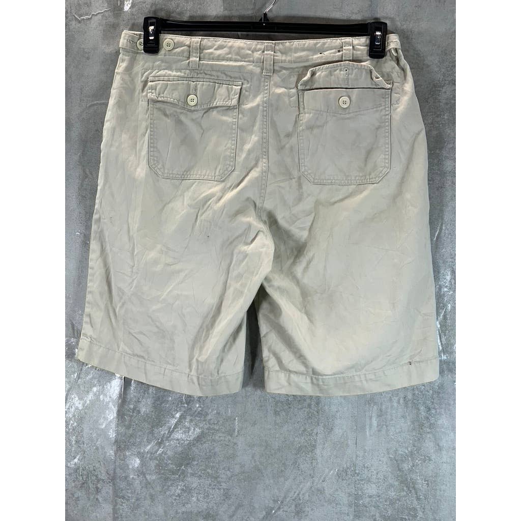 XIOS NEW YORK Men's Tan Cotton Chino Shorts SZ 36