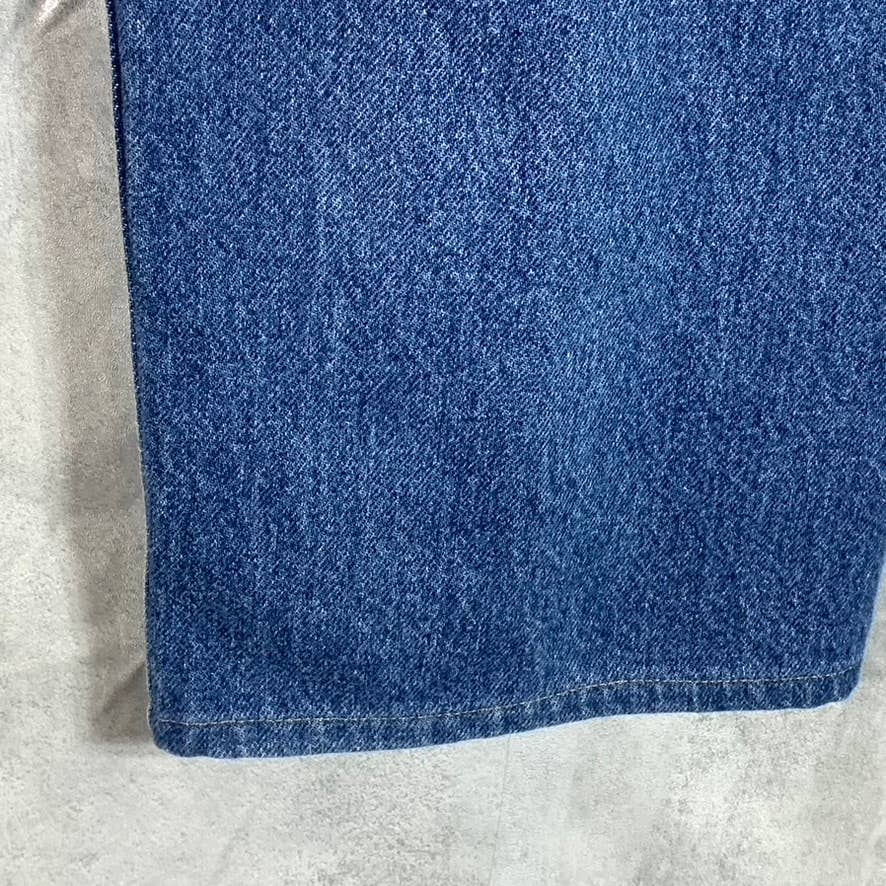 LEVI'S Men's Medium Wash 505 Regular-Fit Straight-Leg Denim Jeans SZ 38X29