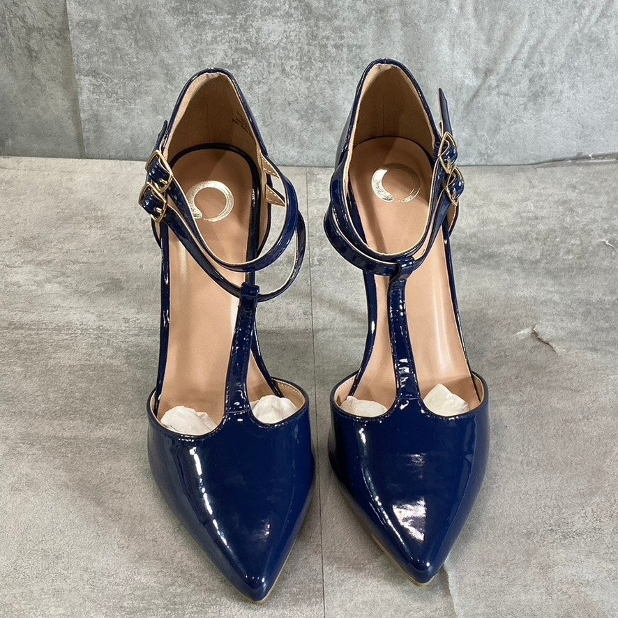 JOURNEE COLLECTION Women's Navy Tru Double Pointed-Toe Stiletto Pumps SZ9