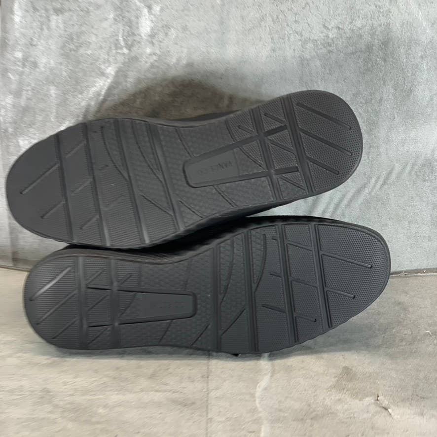 VANCE CO. Men's Black Claxton Tru Comfort Foam Knit Lace-Up Sneakers SZ 9.5