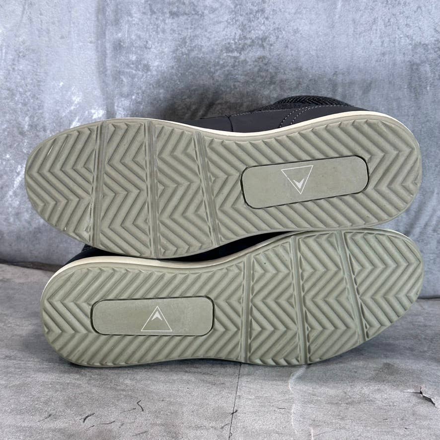 VANCE CO. Men's Black Jones Cap-Toe Lace-Up Boots SZ 9