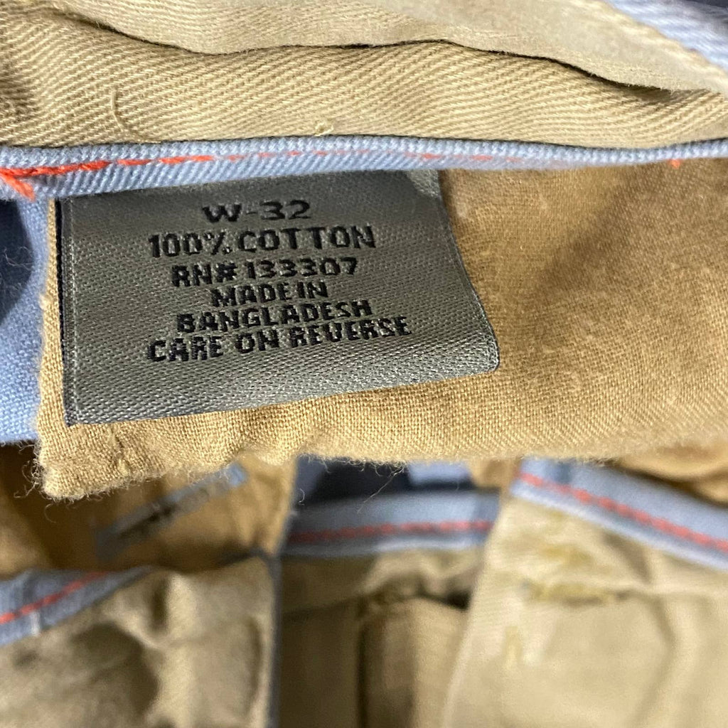 GEOFFREY BEENE Men's Blue Pleated Chino Shorts SZ 32