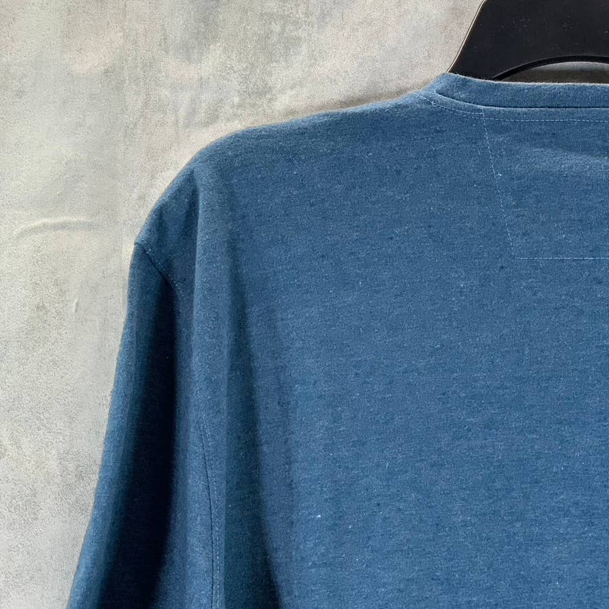 JOHN VARVATOS STAR USA Men's Peacock Blue V-Neck Short-Sleeve T-Shirt SZ XL