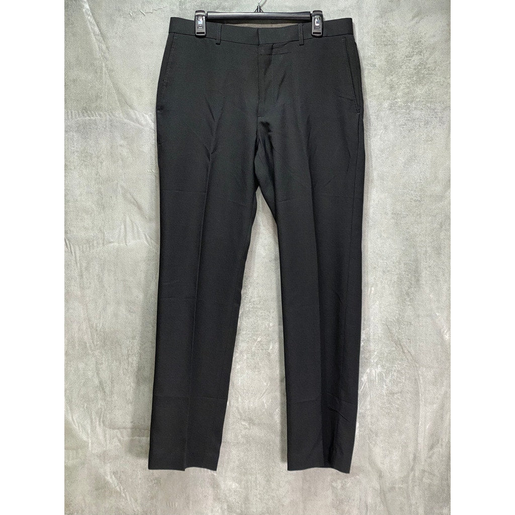 MICHAEL BRANDON Black Slim-Fit Dress Pants SZ 34X32