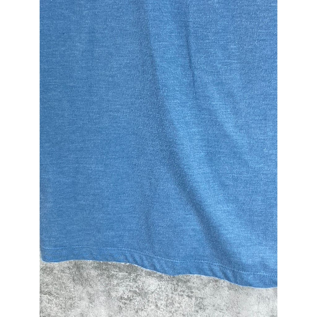 GOODFELLOW & CO Men's Blue Crewneck Short-Sleeve Lyndale T-Shirt SZ M