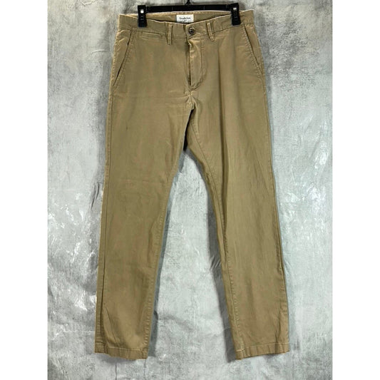 GOODFELLOW & CO Men's Sculptural Tan Hennepin Slim-Fit Chino Pants SZ 32X32