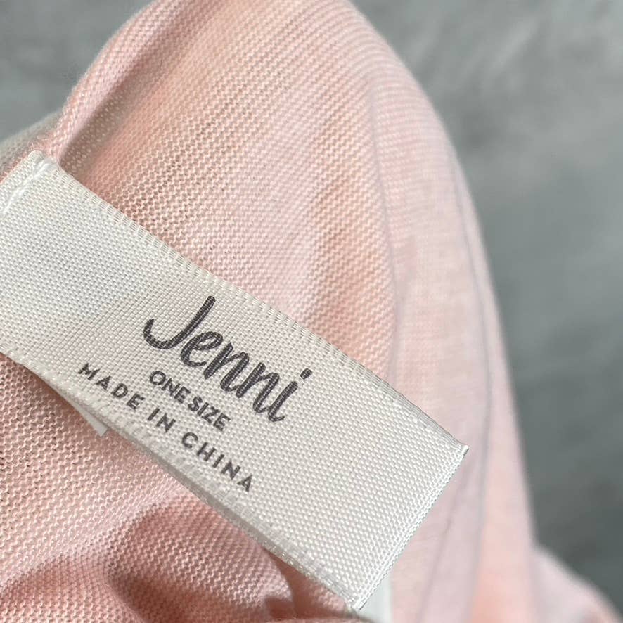 JENNI Women's Pink Ombre Jersey Wrap Scarf SZ OS
