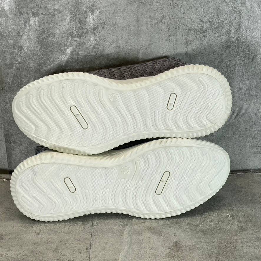 XRAY FOOTWEAR Men's Gray Knit Breathable Niko Lace-Up Sneakers SZ 12