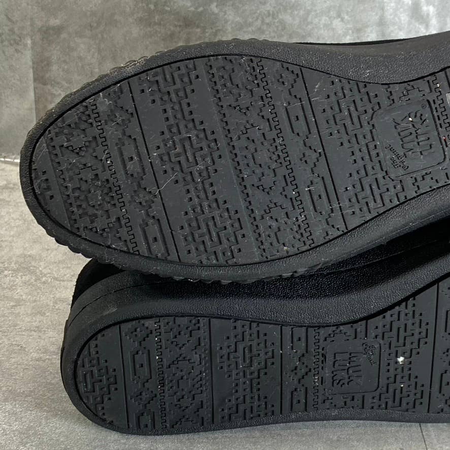MUK LUKS Women's Black Street Queens Memory Foam Round-Toe Slip-On Boots SZ N/A