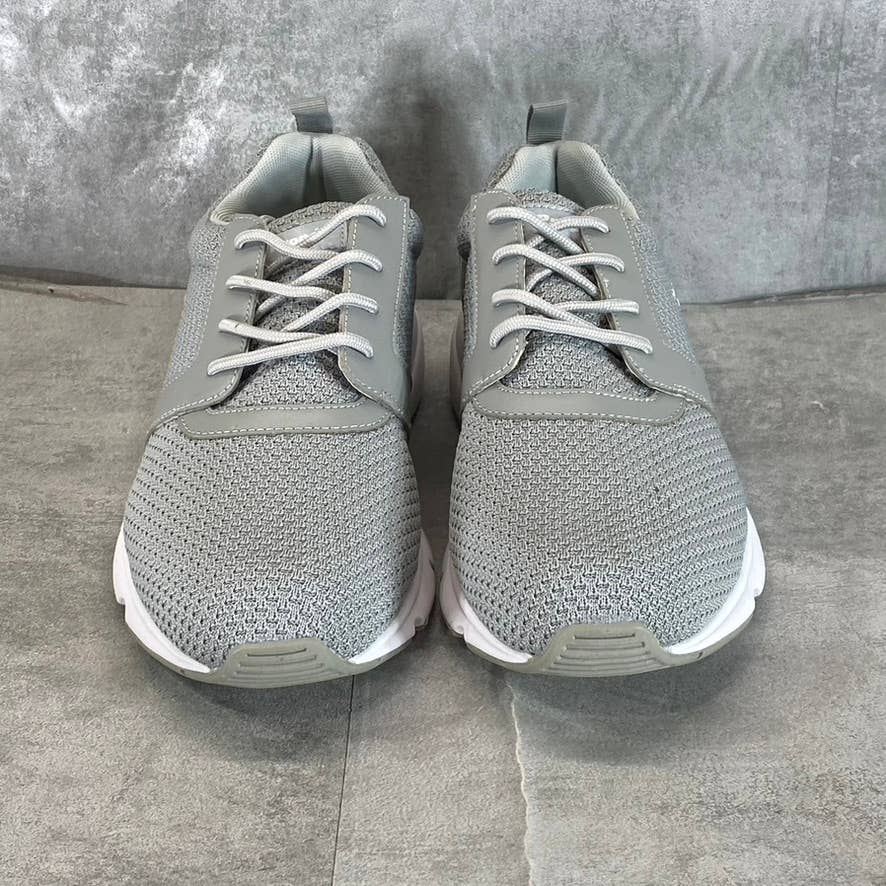PROPET Women's X Wide LT Grey Stability X Knit Lace-Up Walking Sneakers SZ 10.5