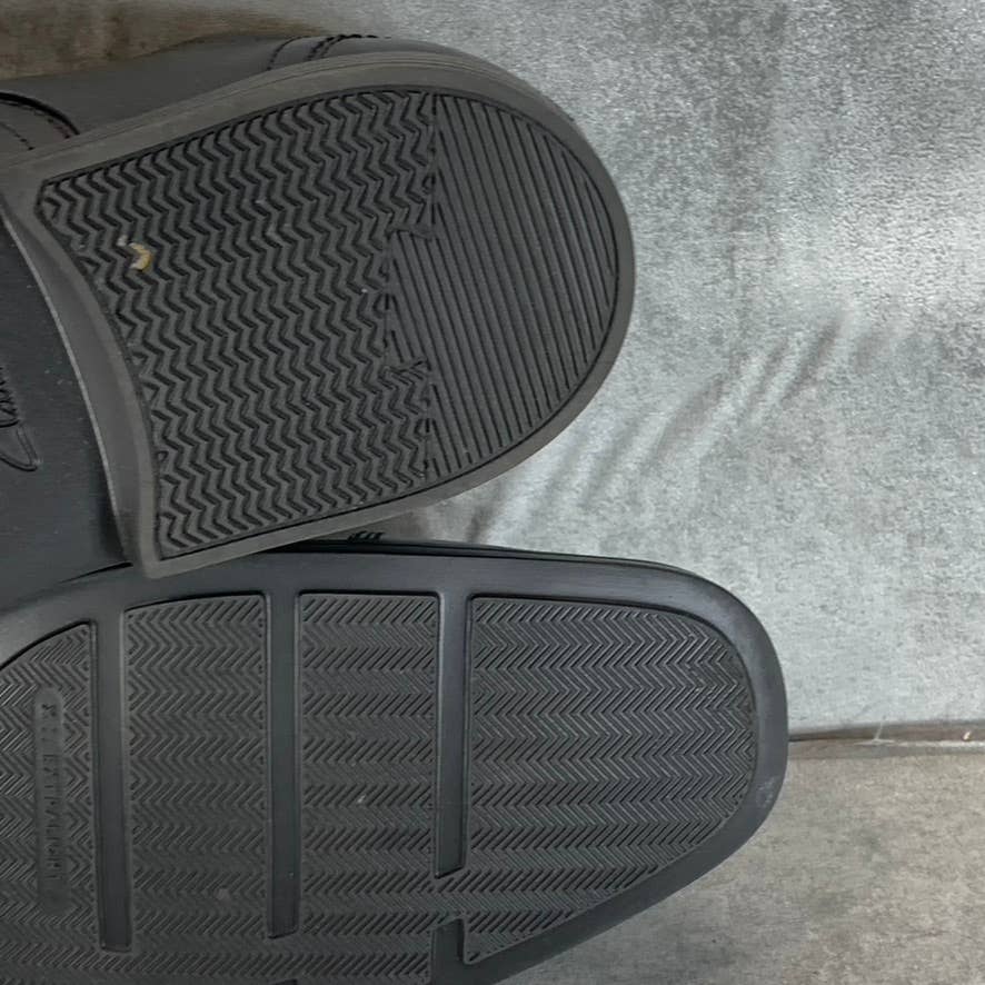 CLARKS Collection Men's Black Leather Clarkslite Cap Comfort Lace-Up Oxford SZ10