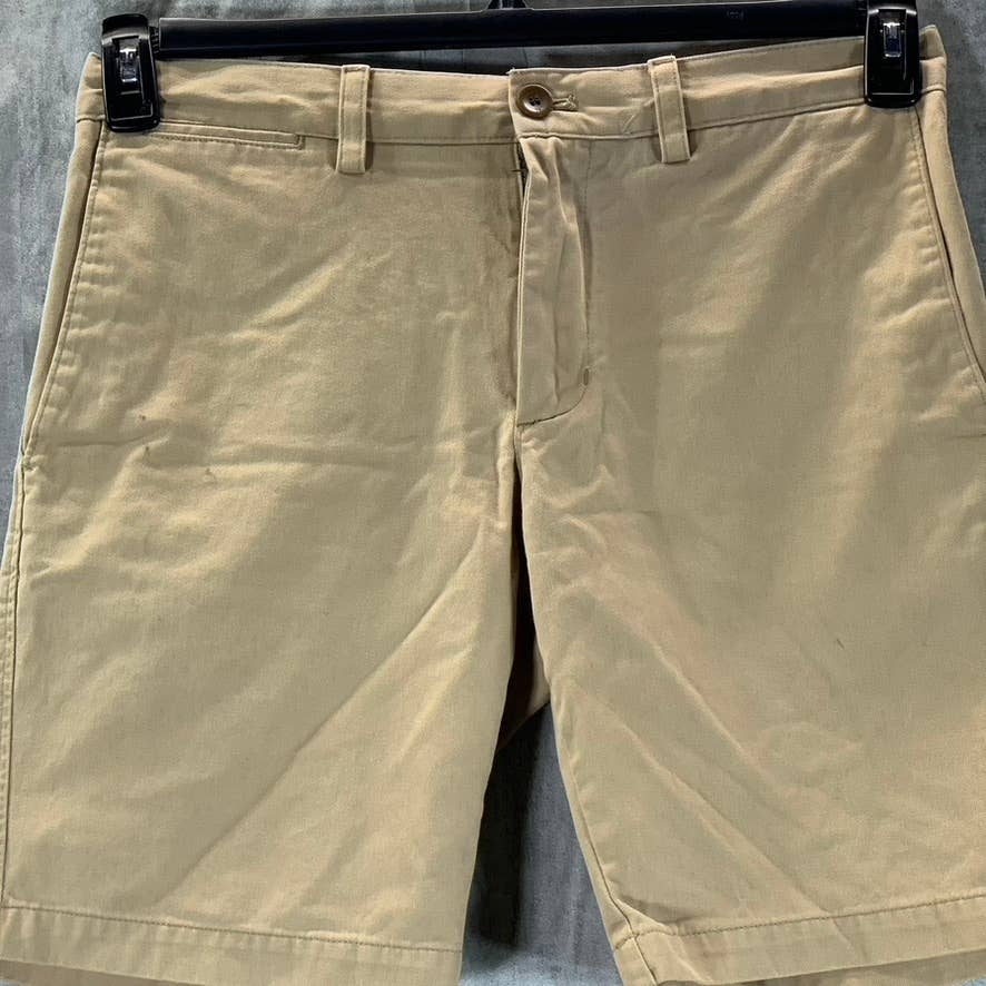 BANANA REPUBLIC Men's Rustic Khaki Cotton Stretch Slim Aiden Shorts SZ 31