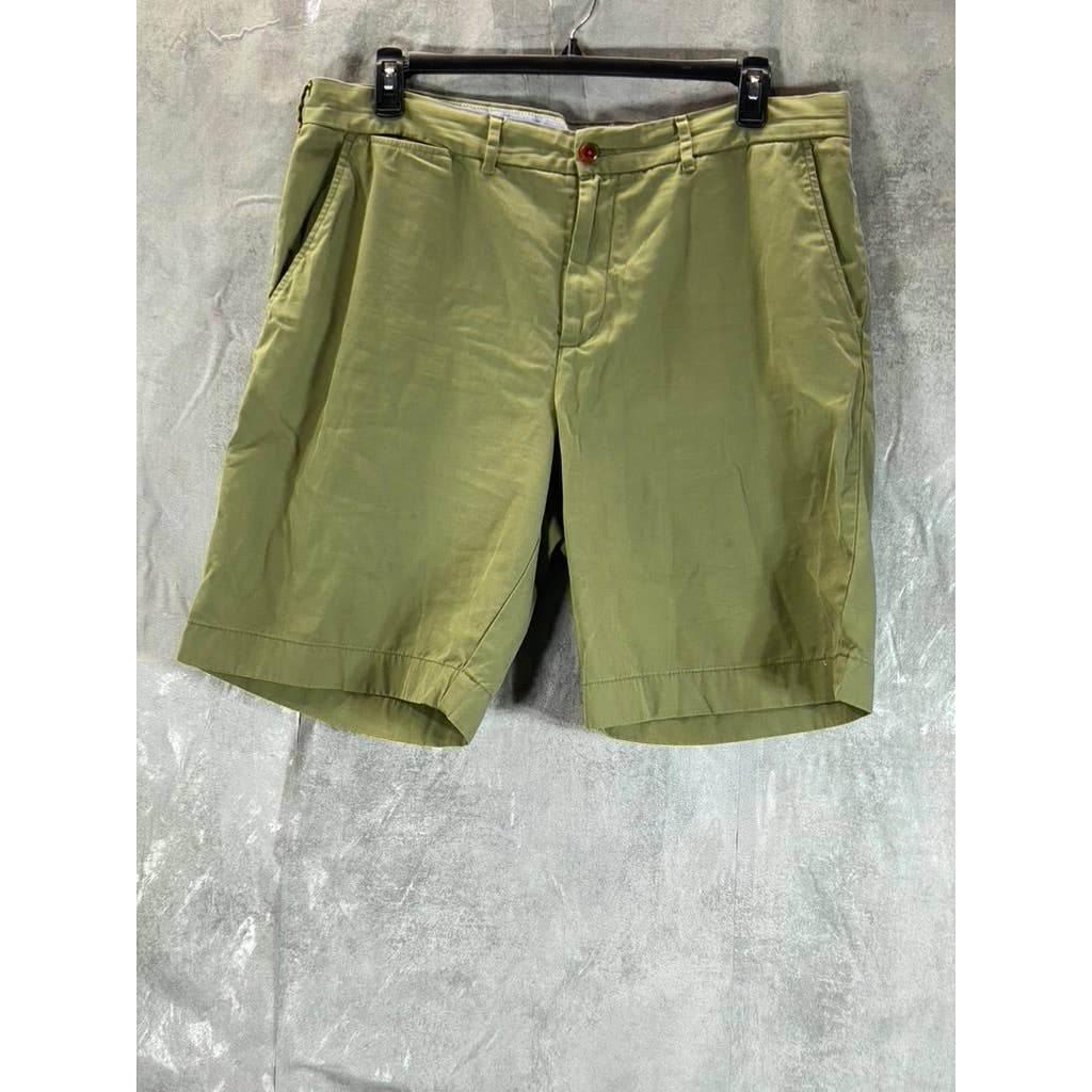 TOMMY HILFIGER Men's Green TH Flex Classic-Fit Shorts SZ 38