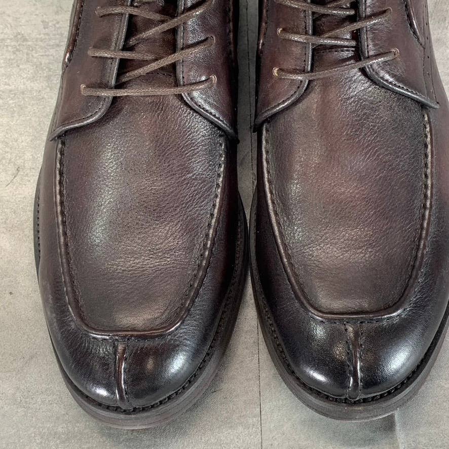 VINTAGE FOUNDRY CO. Men's Brown Leather Benjamin Lace-Up Ankle Boots SZ 8