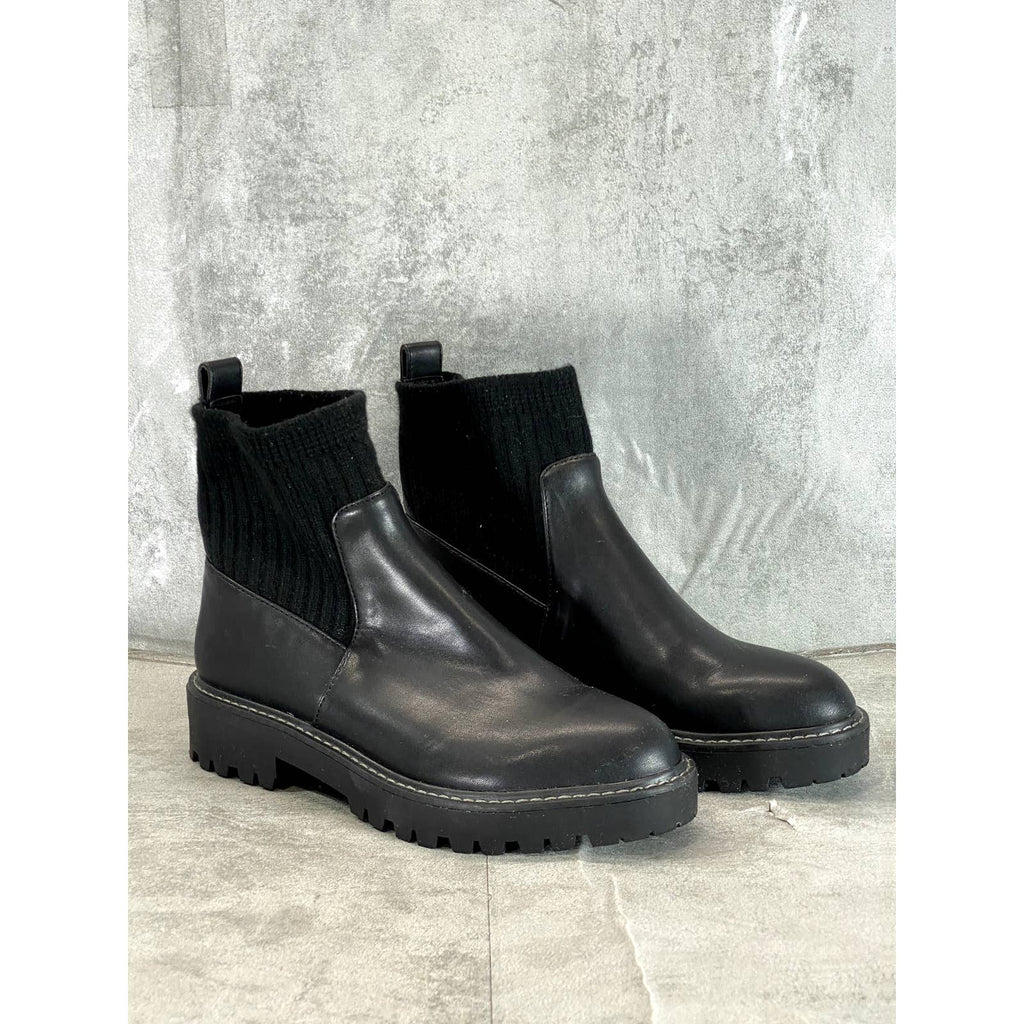 GIANI BERNINI Women's Black Maxxine Memory Foam Pull-On Ankle Boots SZ 7.5