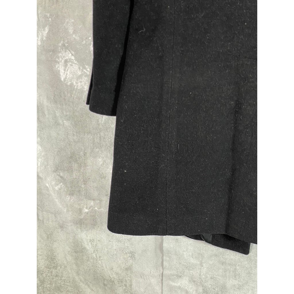 PERRY ELLIS PORTFOLIO Men's Black Wool Blend Three-Button Coat SZ 40S