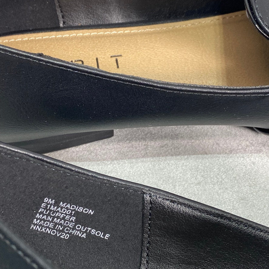 ESPRIT Black Madison Slip-On Almond Toe Loafers SZ 9